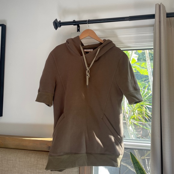 Helmet Lang short sleeved hoodie - Picture 2 of 5